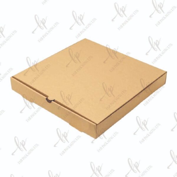 9" Plain Pizza Box Brown