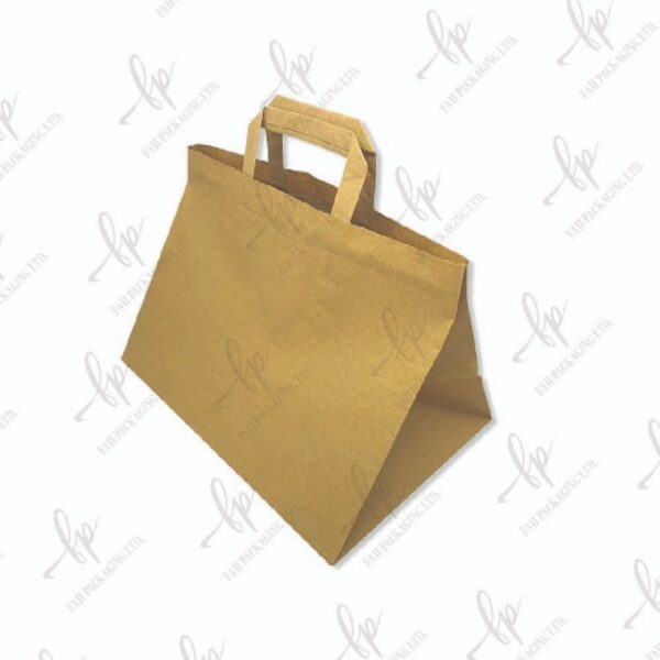 Extra Wide Base Kraft Bag