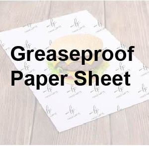 Printed Greaseproof Paper sheets