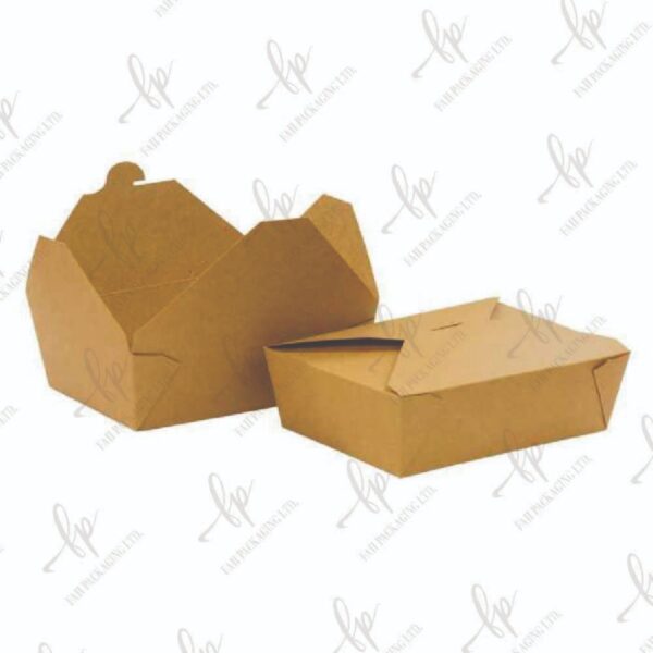 No.3 Kraft Food Box