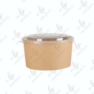 1300ml Kraft Salad Bowl with Lid